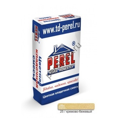 Цветная кладочная смесь Perel SL 0025 кремово-бежевая 25 кг - perelspb